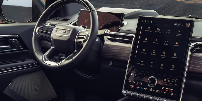 2026 GMC Sierra EV interior